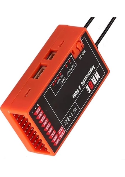 462E Küçük 9 Kanal HR8E Elrs Pwm Alıcı Adaptörü 1800MM Antenler Uçaklar ve Tekneler Için Expresslrs Kırmızı Desteği (Yurt Dışından) fırsatları