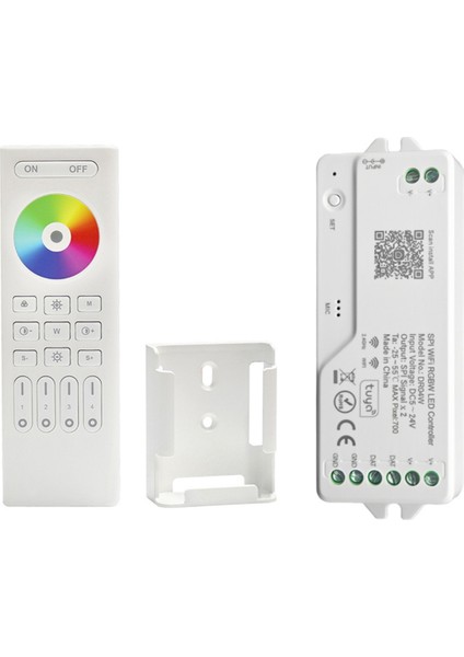 DR04W Tuya Spı Wıfı Rgbw LED Kontrol Cihazı Dimmer Google Home Alexa ile Çalışır WS2811 WS2812B WS2815 Rgb LED Şerit (Yurt Dışından)