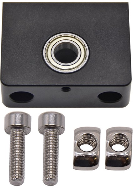 Creality ENDER3/CR10 Serisi Için Z Eksenli Kılavuz Vida Üst Bilyalı Vida Destek Yuvası Gelişmiş Metal Z-Çubuğu Desteği (Yurt Dışından)