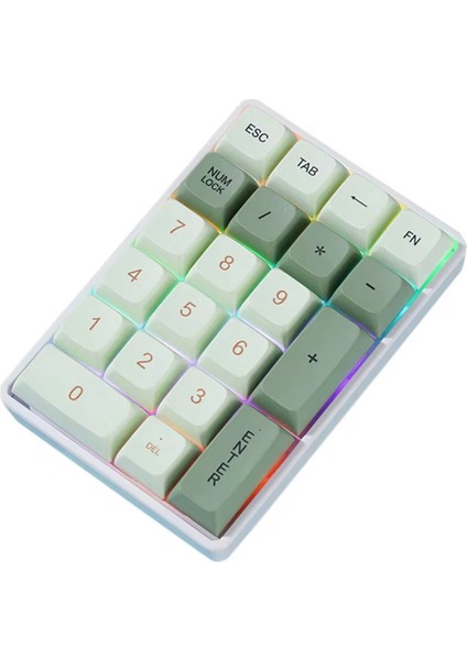 21KEYS Mini Klavye 2.4g Kablosuz Sayısal Tuş Takımı Muhasebe, Numpad Oyun Programlama Için Mekanik Sayısal Tuş Takımı Tuş Takımı B (Yurt Dışından)