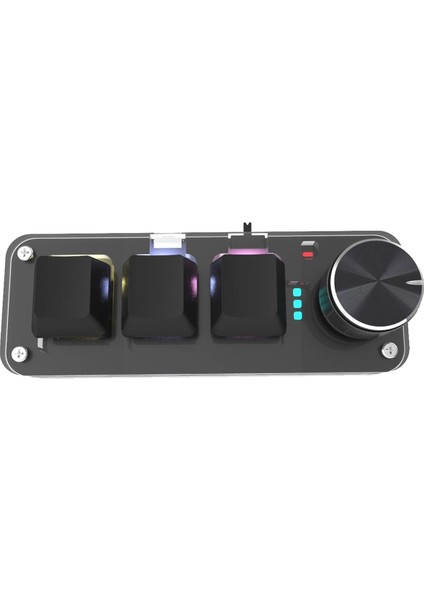 Mekanik Klavye Rgb Mini Oyun Özel Programlama Kırmızı Anahtar 3 Tuş 1 Düğme 2.4g Kablosuz Bluetooth Düğme Tuş Takımı (Yurt Dışından) fiyatları