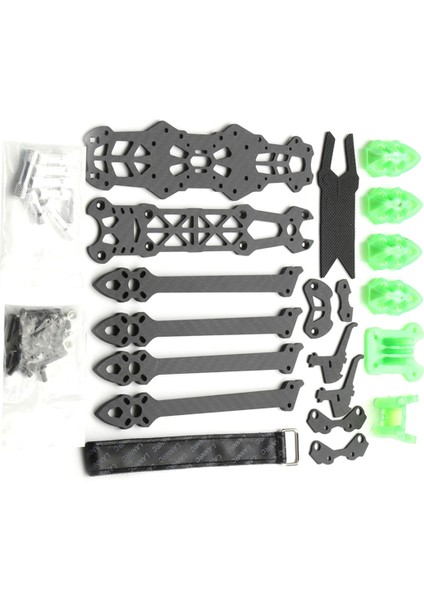 Mark4 7 Inç 295MM Quadcopter Çerçeve Kiti 5mm Kol, Yeşil Baskılı 7 Inç Fpv Serbest Stil ve Rc Yarış Drone'u Için (Yurt Dışından) fiyatları