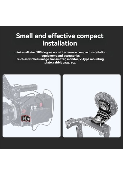 Katlanır L Plaka Arri Konumlandırma Sağ Açı Adaptörü Djı Sdr Verici Braketi Monitör Montajı Için V Montaj Plakası (Yurt Dışından) indirimleri