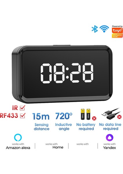 Tuya Ir Wifi RF433 Akıllı Uzaktan Kumanda Type-C Evrensel Akıllı Yaşam Kontrolü Akıllı Yaşam Tv DVD Aud ile Yandex Alexa (Yurt Dışından) fiyatları