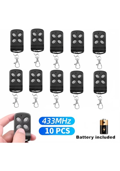 433MHZ Duplikatör Kablosuz Klonlama Uzaktan Kumanda 4ch Elektrikli Kopyalama Kontrol Cihazı Rf Kablosuz Verici Garaj Kapısı Için, B (Yurt Dışından) fırsatları