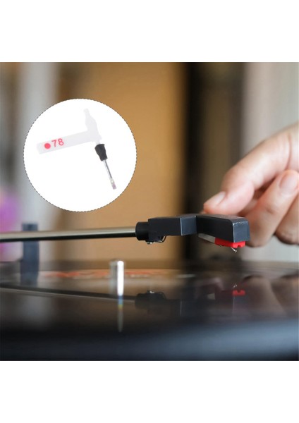 Fonograf Pikap Çift Hareketli Iğne Dokunmatik Pikap Iğnesini Lp Vinil Iğnesi ile Değiştirin Lp.78 (Yurt Dışından) fırsatları