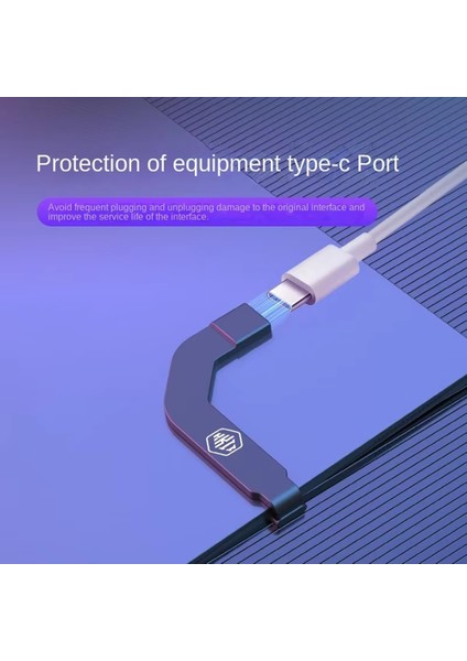 Evrensel Tip-C Konnektör Şarj Portu Adaptörü Hızlı Şarj, Tip-C Etkin Telefonlar Için Oyun Oynamayı Etkilemiyor (Yurt Dışından) indirimleri