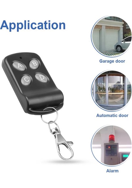 433MHZ Duplikatör Kablosuz Klonlama Uzaktan Kumanda 4ch Elektrikli Kopyalama Kontrol Cihazı Rf Kablosuz Verici Garaj Kapısı Için, A (Yurt Dışından) fırsatları