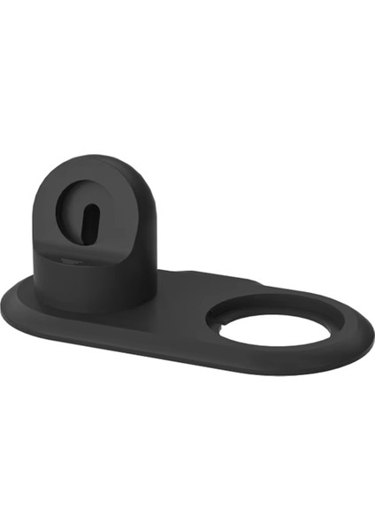 2'si 1 Arada Şarj Istasyonu Masaüstü Kaplama Şarj Standı Tutucu Dock Apple Watch 10 9 7 6 3 1 Ultra 2/se iPhone 14 Siyah (Yurt Dışından)