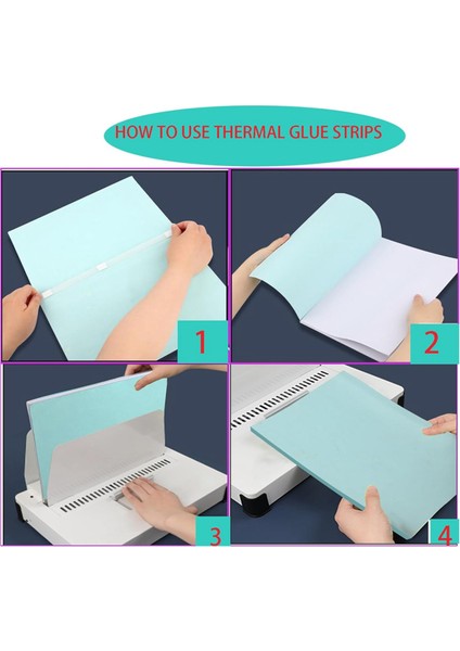 50 Adet 1,5 mm Sıcak Eriyen Yapışkan Şeritler, Fotoğraf Albümleri, Kartlar, Kitaplar, Termal Bağlayıcı Tutkal Şeritleri Bağlamak Için Kullanılır (Yurt Dışından) fırsatları