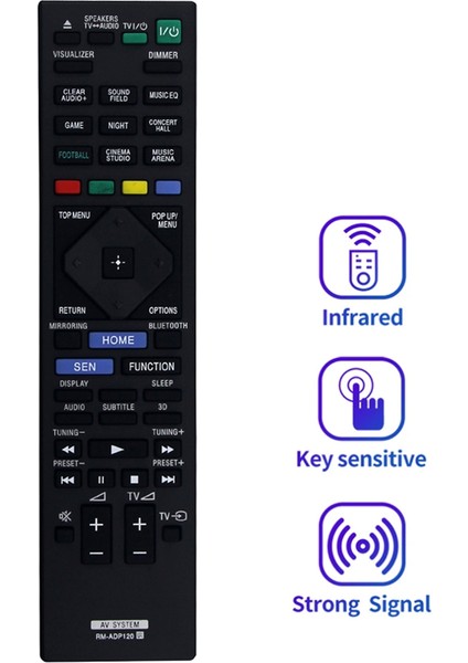 RM-ADP120 Uzaktan Kumanda Sony Blu-Ray Disk/dvd Ev Sinema Sistemi BDV-N5200W BDV-N9200W BDV-N7200W Için Değiştirilebilir (Yurt Dışından) indirimleri