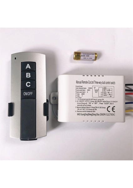 3 Yollu Açma/kapama 220V Kablosuz Uzaktan Kumanda Anahtarı Lamba Işığı Akıllı Ev Uzaktan Kumanda Anahtarı Alıcı Verici (Yurt Dışından) indirimleri