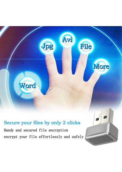 USB Parmak Izi Anahtar Okuyucu Fıdo U2F Taşınabilir Güvenlik Anahtarı Windows Hello Sahteciliğe Karşı Hızlı Eşleşen Güvenlik Anahtarı, A (Yurt Dışından) fırsatları