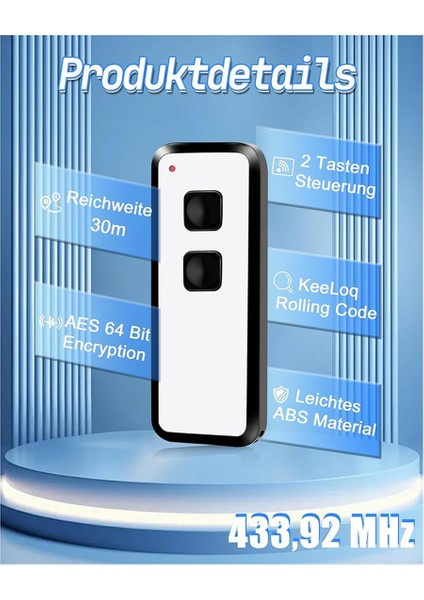 433.92 Mhz Garaj Kapısı Uzaktan Kumandası, Novoferm Novotron 502 MAX43-2, Mını-Novotron 522, Garaj Kapısı Açacağı (Yurt Dışından) indirimleri