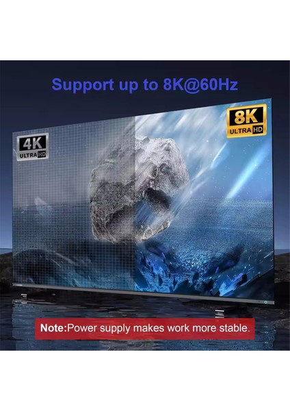 Çift Yönlü USB C Anahtar Ayırıcı 8k USB C Anahtarı Kvm 8k 60Hz 4K 144Hz Çoklu Kaynak Için Video USB C Hattı Yok (Yurt Dışından) fiyatları
