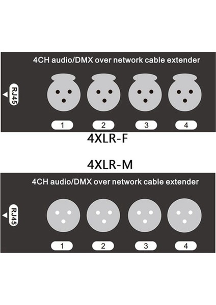1 Erkek + 1 Dişi 4 Kanal 3 Pin Xlr Ses ve Dmx Üzerinden Ağ Kablosu Genişletici DMX512 Ağ Sinyal Genişletici (Yurt Dışından) indirimleri