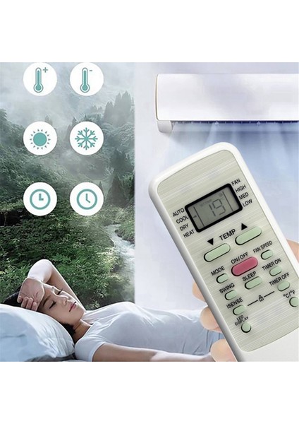 Midea Klima Için RG51F2(2)/EFU1 A/c Uzaktan Kumandasını Değiştirin RG51F2(2)/EFU1 Uzaktan Kumandası (Yurt Dışından) modelleri