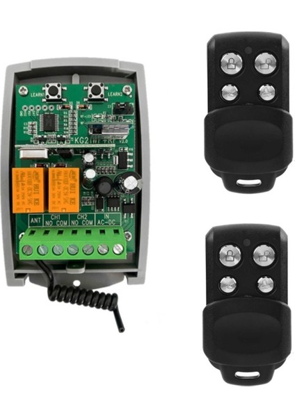 Tuya Wıfı Garaj Kapısı Uzaktan Kumanda Alıcısı 433.92MHZ 2ch Alıcı 85-250V App Desteği Rf Ses Kontrolü (Yurt Dışından)