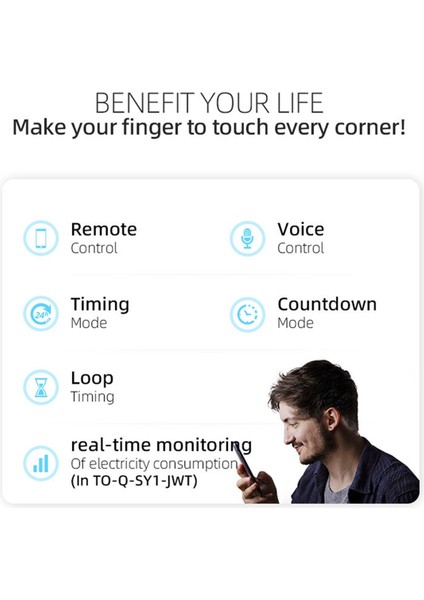 Tongou Dc Wıfı Akıllı Devre Kesici 63A Dın Rayı Akıllı Ev Kablosuz Uzaktan Kumanda Anahtarı App Tarafından Siyah (Yurt Dışından) indirimleri