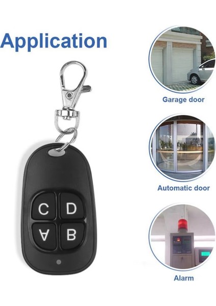 10 Adet Kablosuz Kopyalama Uzaktan Kumandası 433MHZ Elektrikli Garaj Kapısı Açacağı Uzaktan Kumanda Çoğaltıcı Klon Kod Kontrol Cihazı (Yurt Dışından) modelleri