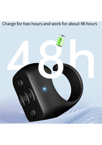 Kablosuz Bluetooth Air Mouse Mobil Selfie Lazy Anında Uzaktan Kumanda Halka Müzik Video Denetleyicisi Dizüstü Telefon B (Yurt Dışından) indirimleri