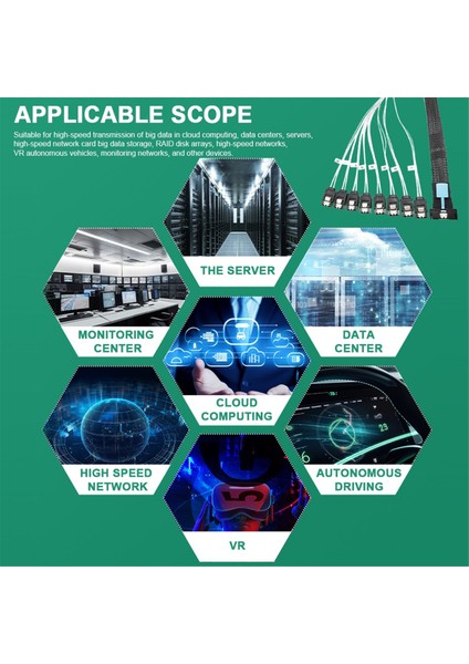 0,5 M Pcı-E Slimline Sas SFF-8654 8ı Ila 8x Sata Sunucu Sabit Sürücü Dönüştürme Kablosu SFF-8654 74P Ila 8xsata 7p Kablosu (Yurt Dışından) fiyatları