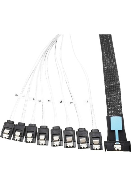 0,5 M Pcı-E Slimline Sas SFF-8654 8ı Ila 8x Sata Sunucu Sabit Sürücü Dönüştürme Kablosu SFF-8654 74P Ila 8xsata 7p Kablosu (Yurt Dışından) fırsatları