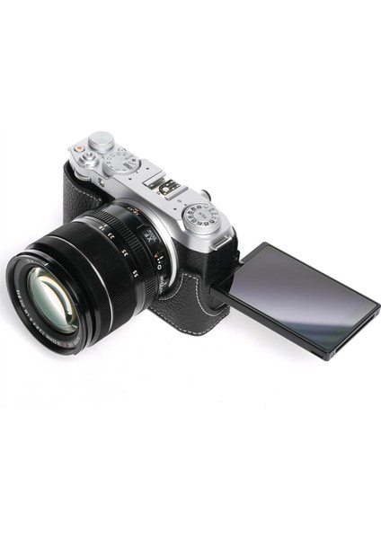 Fujifilm Xm5 Retro Pu Kapak Yarım Taban Montajı Için Kamera Koruyucu Kılıf Fuji X-M5 Aksesuarları (Yurt Dışından) fiyatları