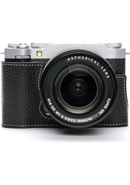 Fujifilm Xm5 Retro Pu Kapak Yarım Taban Montajı Için Kamera Koruyucu Kılıf Fuji X-M5 Aksesuarları (Yurt Dışından) fırsatları