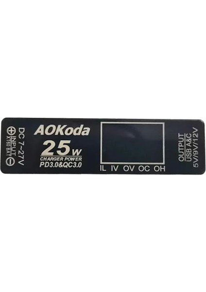 Aokoda XT60 - Pd3.0 Lipo Pil Hızlı Şarj Cihazı Aşırı Yük Koruması Kısa Devre Koruması Akıllı Telefon Tablet Pc Dıy Parçası (Yurt Dışından)