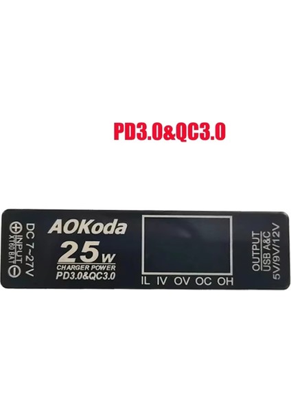 Aokoda XT60 - Pd3.0 Lipo Pil Hızlı Şarj Cihazı Aşırı Yük Koruması Kısa Devre Koruması Akıllı Telefon Tablet Pc Dıy Parçası (Yurt Dışından) indirimleri