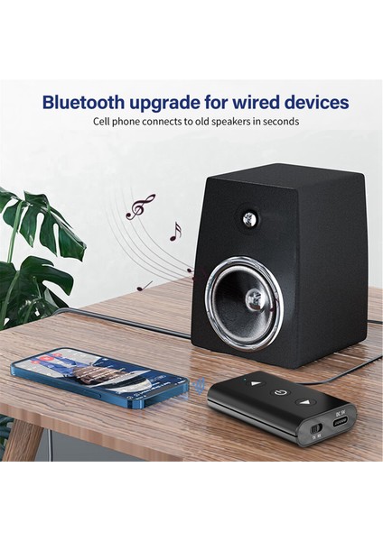 Gtmedıa A2 Ses Adaptörü Bluetooth 5.1 Alıcı ve Verici Tak ve Çalıştır 3,5 mm Ses Kablosu Rca ile (Yurt Dışından)