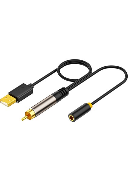 Altın Kaplama Dijital Koaksiyel Spdıf Ses Aux Kablosu 3,5 mm Dişi Tv Kutusu Amplifikatör Bağlantı Kablosu USB Port Kabloları (Yurt Dışından)