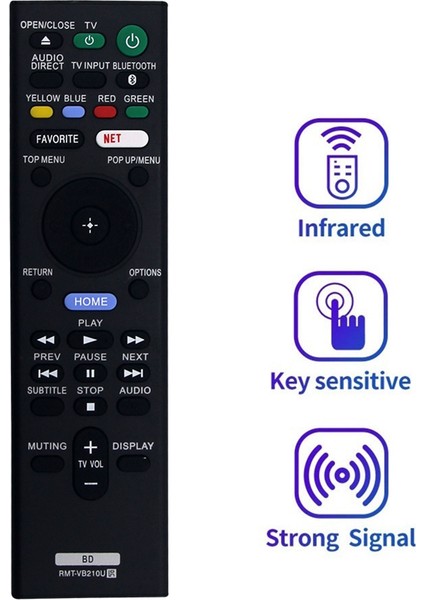 RMT-VB210U Uzaktan Kumandasını Sony RMT-VB210U Blu-Ray Bd Oynatıcı Uzaktan Kumandası ile Değiştirin (Yurt Dışından) fiyatları