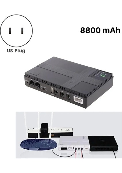 Kesintisiz Güç Kaynağı Şarj Cihazı 8800MAH Dc Optik Kedi Monitörleri Için AC85-265V 5V/9V/12V Abd Fişi 8800 Mah (Yurt Dışından) fırsatları