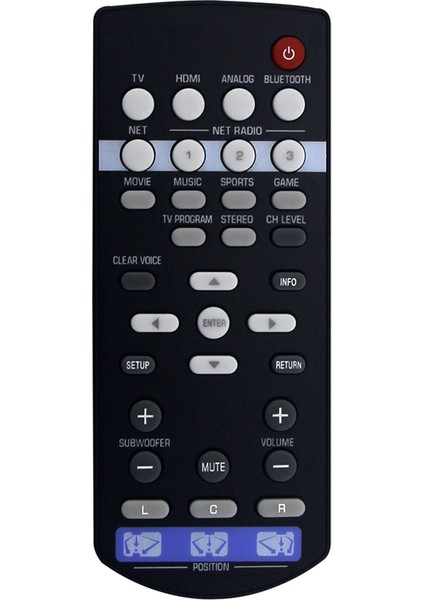 FSR86 ZP80780 Yamaha Soundbar Sistemi Için Uzaktan Kumandayı Değiştirin SRT-1500 SRT1500 YSP-1600 YSP1600 (Yurt Dışından)