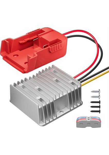 Milwaukee M18 Pil Adaptörü Dc 12V 20A 240W Adım Aşağı Dönüştürücü Voltaj Regülatörü Için 18V'TAN 12V'A Adım Aşağı Dönüştürücü (Yurt Dışından)