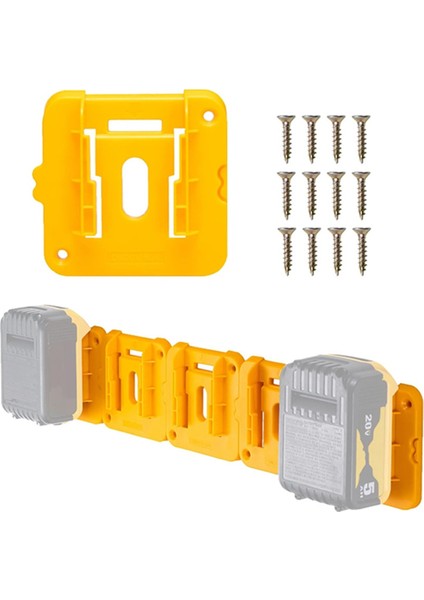 Dewalt 20V 60V Akü Yuvası Tutucu Için 6'lı Paket Akü Montaj Tutucu Depo Fabrika Alet Kutusu Için Akü Ekranına Uygun (Yurt Dışından) fırsatları