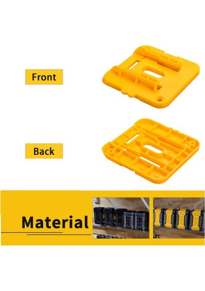 Dewalt 20V 60V Akü Yuvası Tutucu Için 6'lı Paket Akü Montaj Tutucu Depo Fabrika Alet Kutusu Için Akü Ekranına Uygun (Yurt Dışından) indirimleri