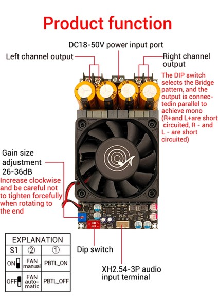 Yükseltme ZK-3002 TPA3255 Saf Arka Seviye Dijital Amplifikatör Kartı Stereo 300W X2 Köprülü Mono 600W Amp Wuzhi Ses Müzik (Yurt Dışından) indirimleri