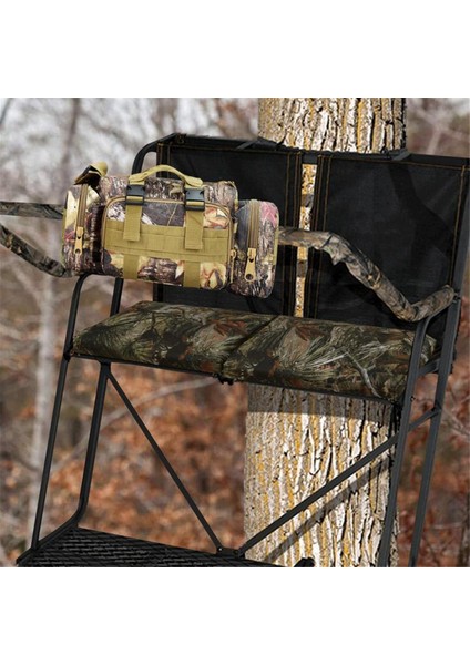 Treestand Çantası Büyük Kapasiteli Avcılık Çantası Treestand Saklama Çantası Su Geçirmez Çoklu Cepler Avcılık Bel Çantası (Yurt Dışından) modelleri