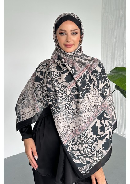 Patch Etnik Desenli Siyah Renk Soft Pamuk Şal indirimleri