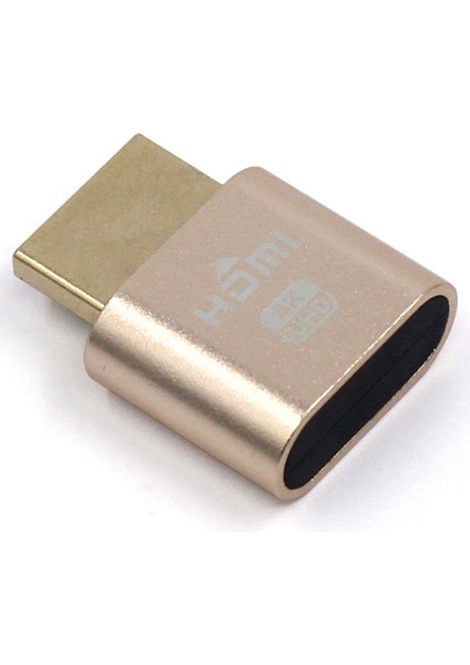 VGA Sanal Ekran Adaptörü HDMI Ddc Edıd Kukla Fiş Başsız Hayalet Ekran Emulator Kilit Plakası 1920X1080 Yeni nesil@60Hz (Yurt Dışından) fiyatları