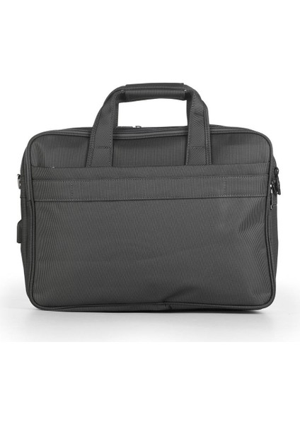 71242 Gri Kumaş Laptop Bölmeli Evrak Çantası modelleri