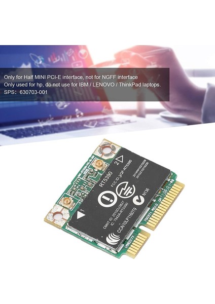 RT5390 Yarım Mini Pcı‑e Arayüzü 802.11B/G/N Yalnızca Hp Bilgisayar Için Kablosuz Ağ Kartı Wifi Adaptörü (Yurt Dışından) fiyatları