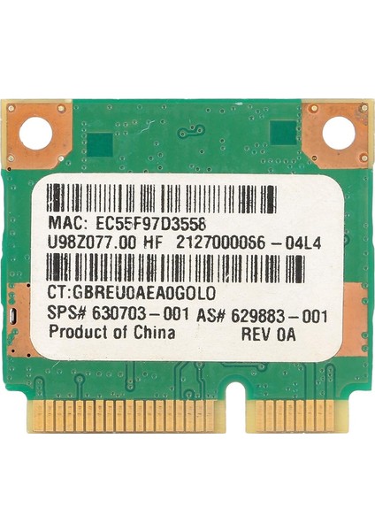 RT5390 Yarım Mini Pcı‑e Arayüzü 802.11B/G/N Yalnızca Hp Bilgisayar Için Kablosuz Ağ Kartı Wifi Adaptörü (Yurt Dışından) fırsatları