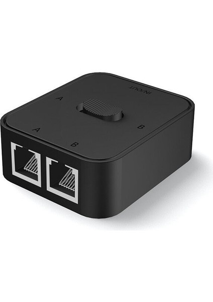 Bağlantı Noktalı RJ45 Lan Cat6 Ağ Anahtarı Seçici 1000MBPS 2'si 1 Çıkış/1'i 2 Çıkışı Dahili Harici Ağ Anahtarlayıcı Ayırıcı (Yurt Dışından) indirimleri