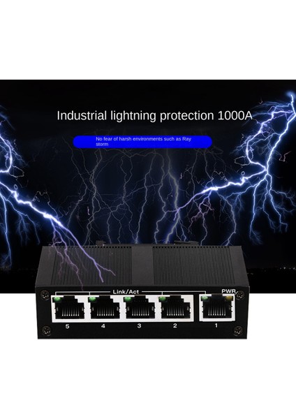 5 Port 100MBPS Ağ Anahtarı Ethernet Endüstriyel Sınıf Anahtarı Yönetilmeyen Ray Tipi Endüstriyel Ağ Ayırıcı (Yurt Dışından) fiyatları