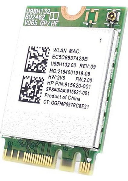 RTL8821CE 802.11AC 1x1 Wi-Fi + Bt 4.2 Combo Adaptör Kartı Sps 915621-001 Hp Probook 450 G5 Serisi Için Kablosuz Ağ Kartı (Yurt Dışından) fiyatları