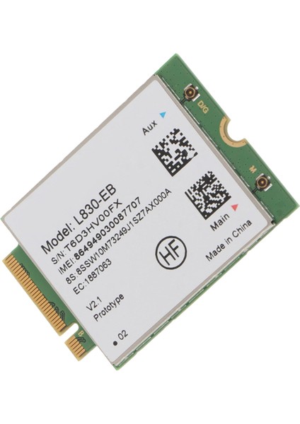 L830-EB 4g Wi-Fi Kart Modülü Thinkpad X280 T480 T580 P52S L480 L580 T490 T590 P53S T490S X390 L490 L590 Fru 01AX761 (Yurt Dışından) fırsatları